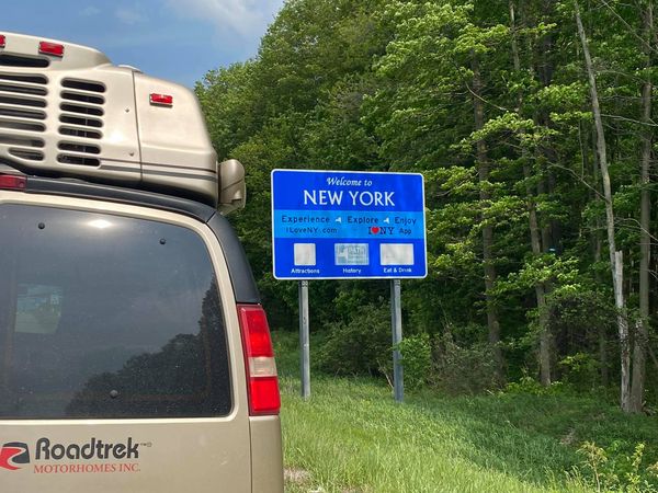 Into New York State