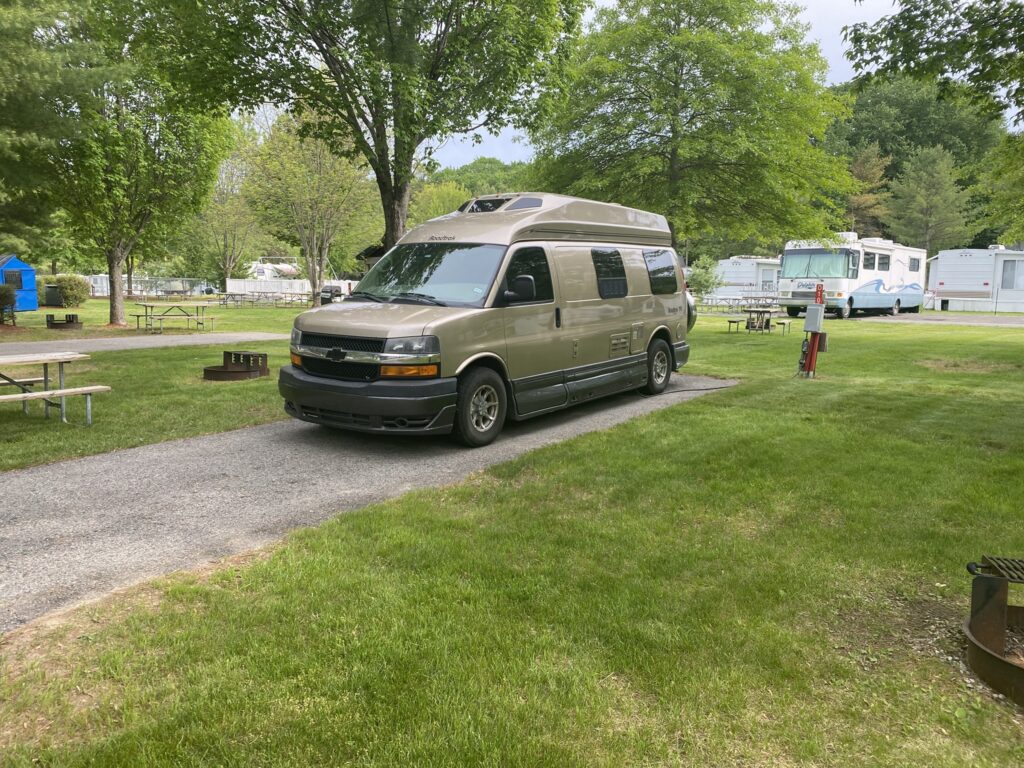 Red Apple RV Campground outside Kennebunk Maine