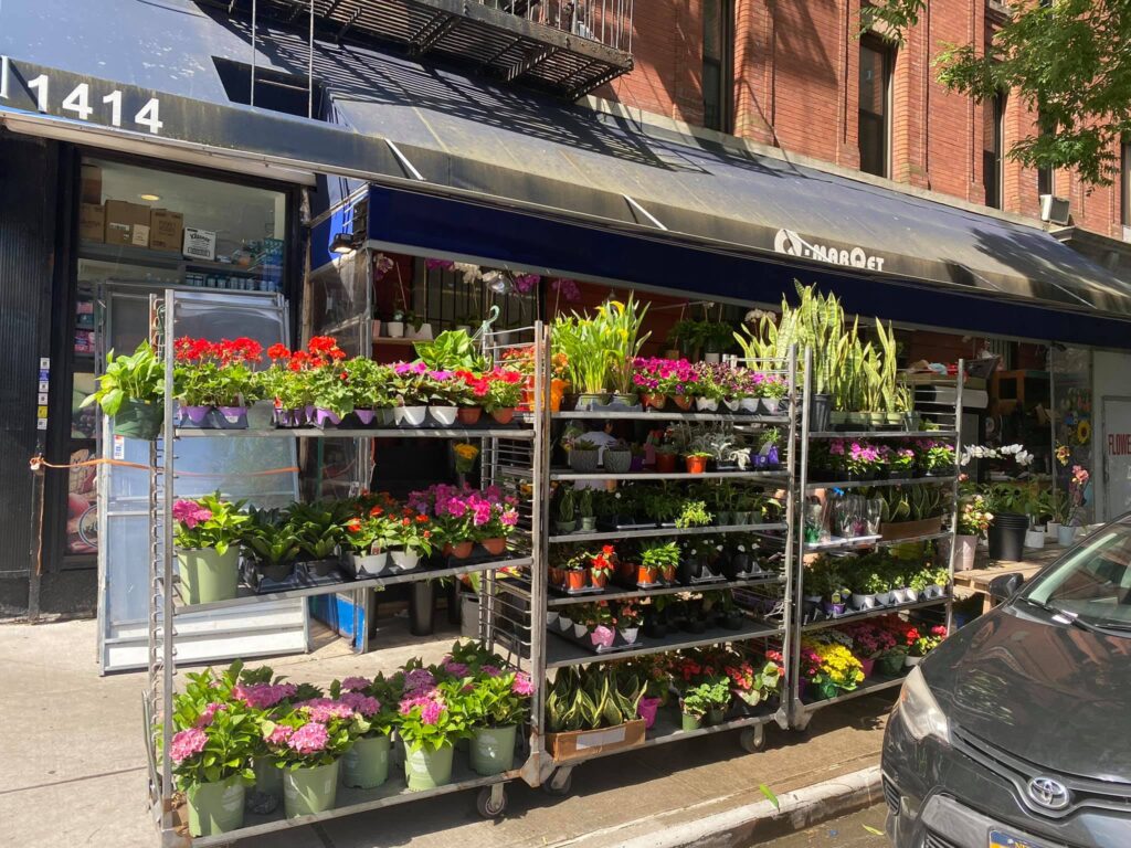 Flower store in Manhattan